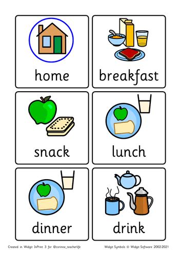 Visual timetable -widgit symbols | Teaching Resources