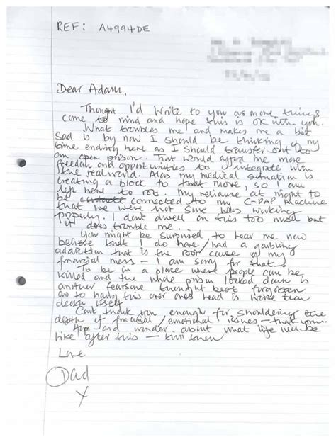 Letters between dad and son reveal true cost of gambling addiction ...