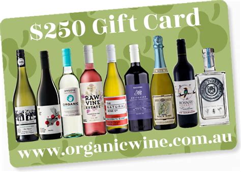 $250 Organic Wine Gift Card | Organic Wine Store