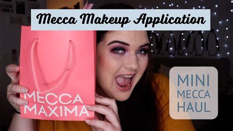 Mecca Makeup Haul and Makeup Application - YouTube