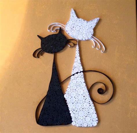 106 best images about Quilling - Cats on Pinterest | Rocket tattoo, Quilling and Kitty cats