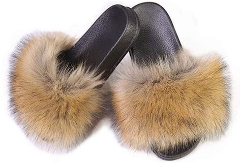 LSWJS Faux Fur Slides | Cute and Cozy Accessories From Amazon Fashion ...