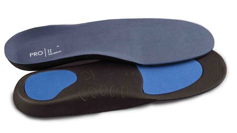 Full length Blue orthotic insoles with metatarsal pad and arch support ...