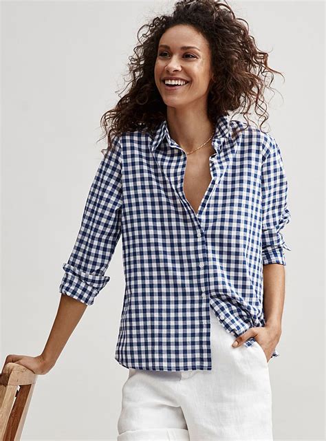 Women's Shirts | Simons Canada | Checked shirt women, Women shirts blouse, Womens shirts