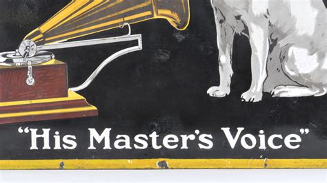 RCA His Masters Voice Sign SSP 48x33 | U56 | Walworth 2015