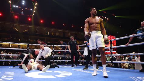 Anthony Joshua Knockout Francis Ngannou out cold in the second round