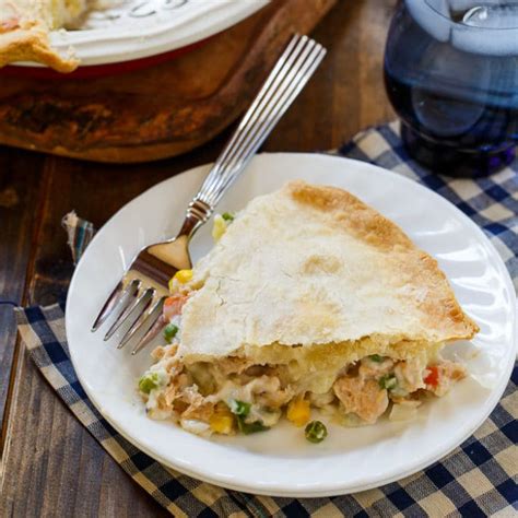 Easy Salmon Pot Pie - Spicy Southern Kitchen