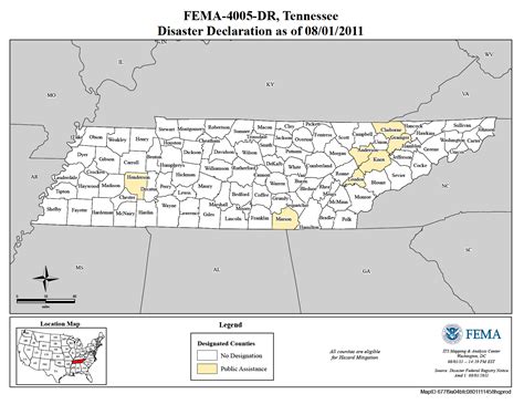 Tennessee Flood Map