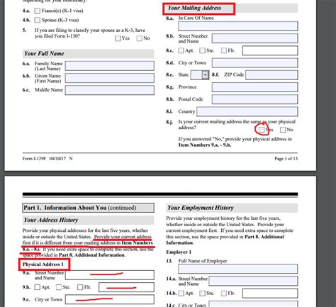 Instructions in Filling Out the New I-129F form (April 2017 version) - K-1 Fiance(e) Visa Case ...