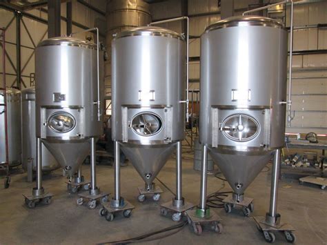 Stainless Steel Fermentors for Wolf Brewing on Vancouver Island BC