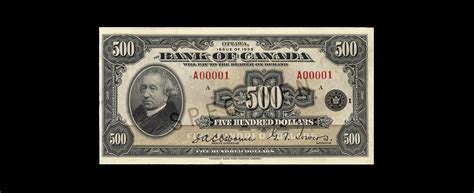 First Series $500 Note - The Bank of Canada Museum