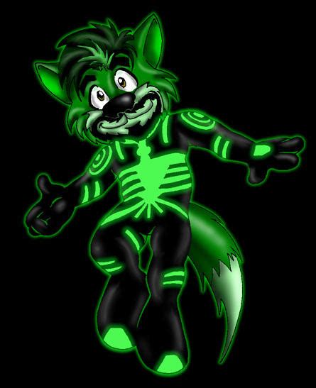 Neon Wolf by Ultrawolf on DeviantArt