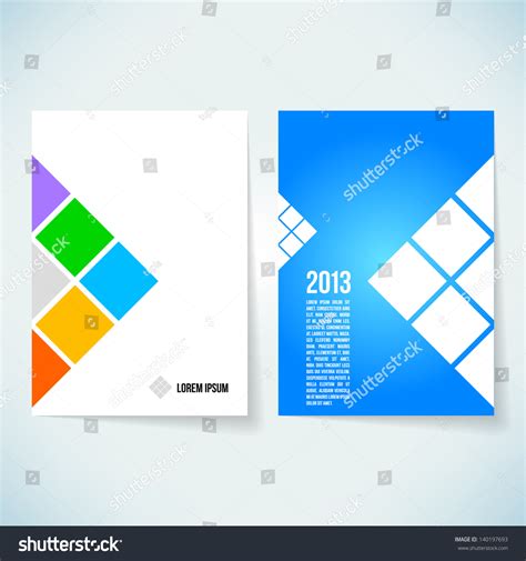 Brochure Cover Design Vector Template - 140197693 : Shutterstock