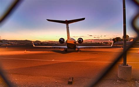 photography, Landscape, Urban, City, Airplane, Passenger Aircraft, Jet, Sunset, Airport ...