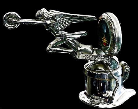 Packard Emblem on Black Photograph by D W Steinbarger - Pixels