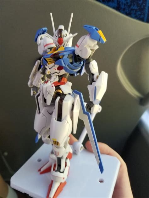 quick gunpla poses on the tour bus. hg gundam Aerial : r/Gunpla