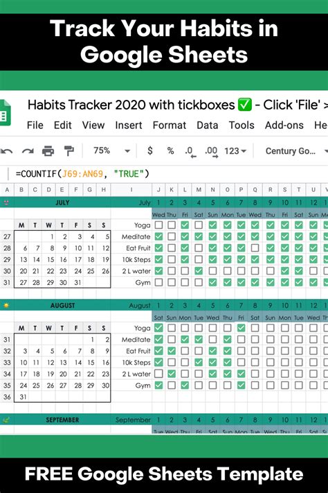 How To Create A Tracker In Google Sheets - Darrin Kenney's Templates