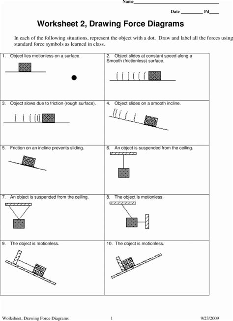 50 Net Force Worksheet Answers