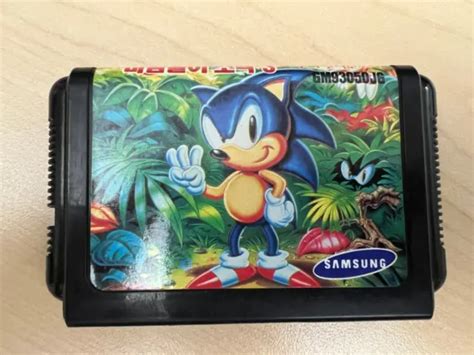 *RARE* SAMSUNG GAMBOY Sega Mega Drive SONIC 3 Hedgehog (Genesis) Korean Ver. $1.00 - PicClick
