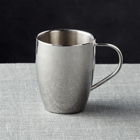 Insulated Stainless Steel Coffee Mug + Reviews | Crate & Barrel