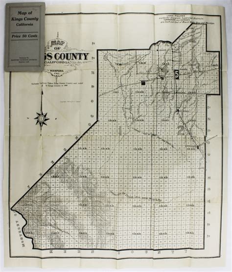 Map of Kings County, California | California