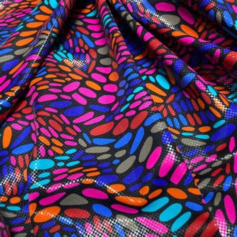 (55"x36") Nylon Lycra Spandex Fabric Print 4 Way Stretch By Yard (242-1 ...