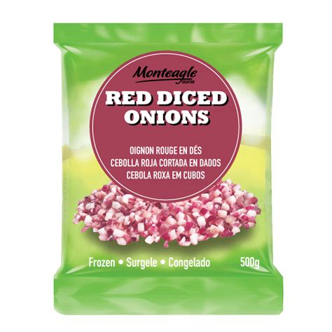 Price Frozen Red Diced Onions bag 500g Supplier - Simpplier