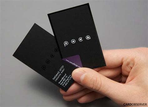 15 Black Business Card Designs Inspiration - Jayce-o-Yesta