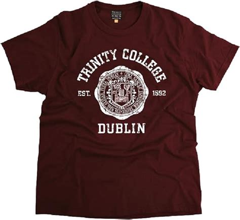 Amazon.com: Trinity College Dublin Men's Collegiate Seal T-Shirt Large ...