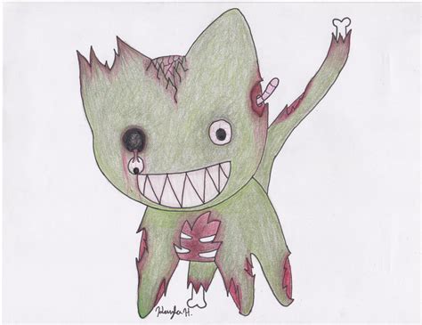 Zombie cat by Little-Green-Gem on DeviantArt