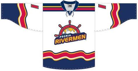 Peoria Rivermen Uniform - Home Uniform - Southern Pro Hockey League ...