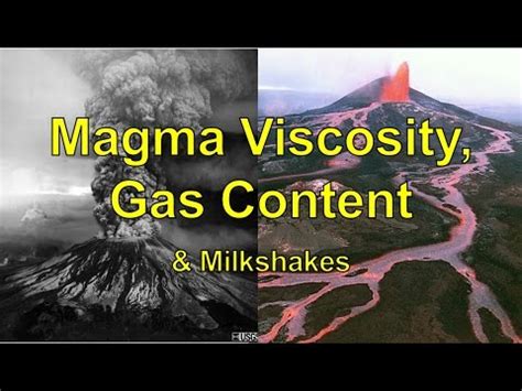 Magma Viscosity & Gas Content | GeoScience Videos