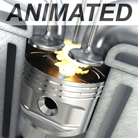 3D diesel engine cylinder animation - TurboSquid 1261755