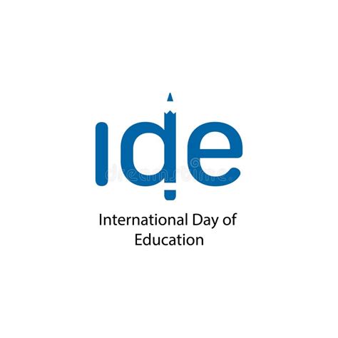 International Day of Education Celebration Vector Template Design ...