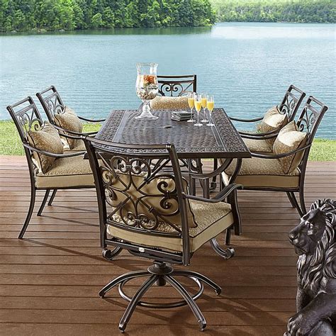 Agio - AAS-14400-26215 - Fair Oaks 7pc Cast Dining | Sears Outlet ...