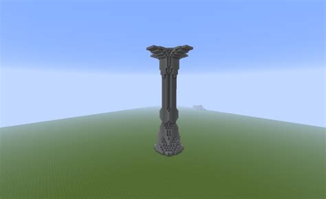 Large Stone Pillar Minecraft Project