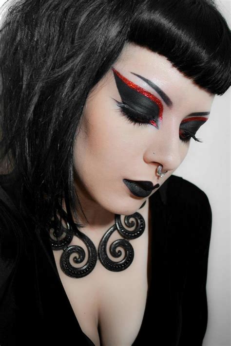 Pin by WitchyWonders on Black beauties | Edgy makeup, Gothic makeup, Alternative makeup