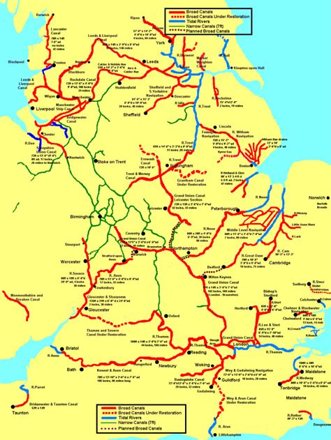 Canal Map | Narrowboatinfo