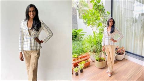 PV Sindhu’s stylish boss lady vibes in contrasting pantsuit stuns fashion police | Fashion ...