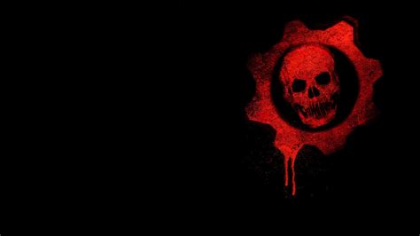 Logo game Gears of War, background wallpapers and images - wallpapers ...