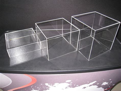 Clear acrylic plinths Small plinths in counter-top sizes | Plinths, Clear acrylic, Acrylic