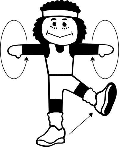 Kids Exercise Clipart Black And White – Online degrees