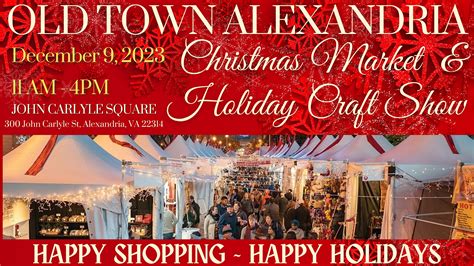 Old Town Alexandria Christmas Market and Holiday Craft Show - The Art ...