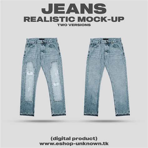 streetwear jeans mockup :: Behance