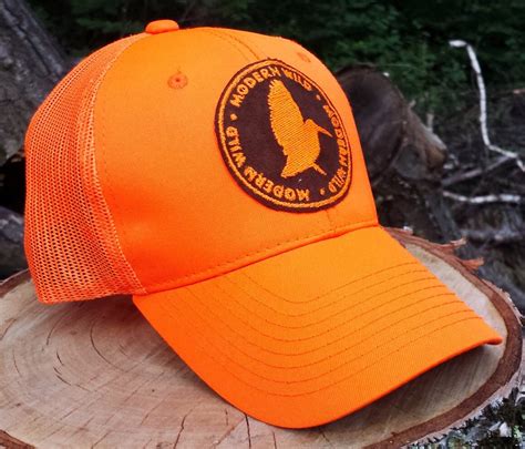 Woodcock Modern Wild Patch Blaze Orange Trucker Cap