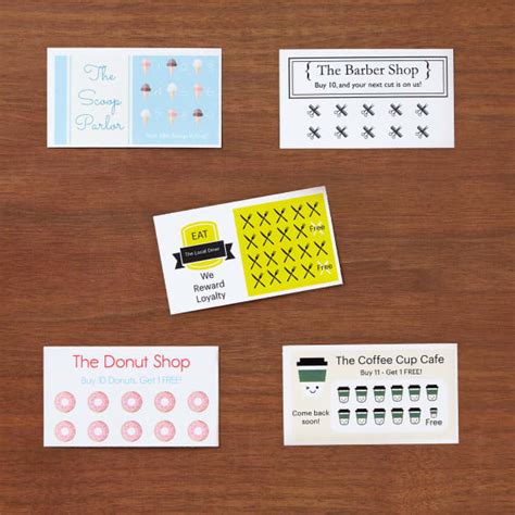 Build a Loyalty Program with Punch Cards | Avery.com