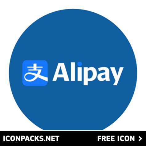 Free Alipay Circle Round Blue Logo SVG, PNG Icon, Symbol. Download Image.