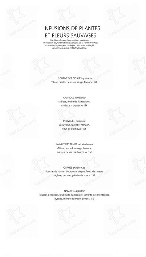 Menu at Epicure restaurant, Paris, 112 Rue du Faubourg Saint-Honoré