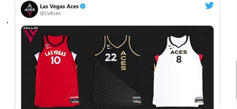 Las Vegas Aces unveil new jerseys