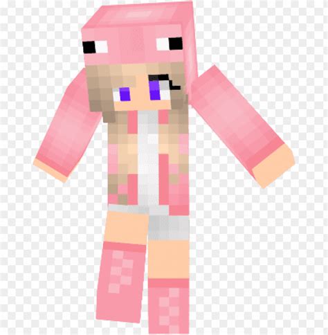 Free download | HD PNG image minecraft skin cute pig girl PNG image with transparent background ...